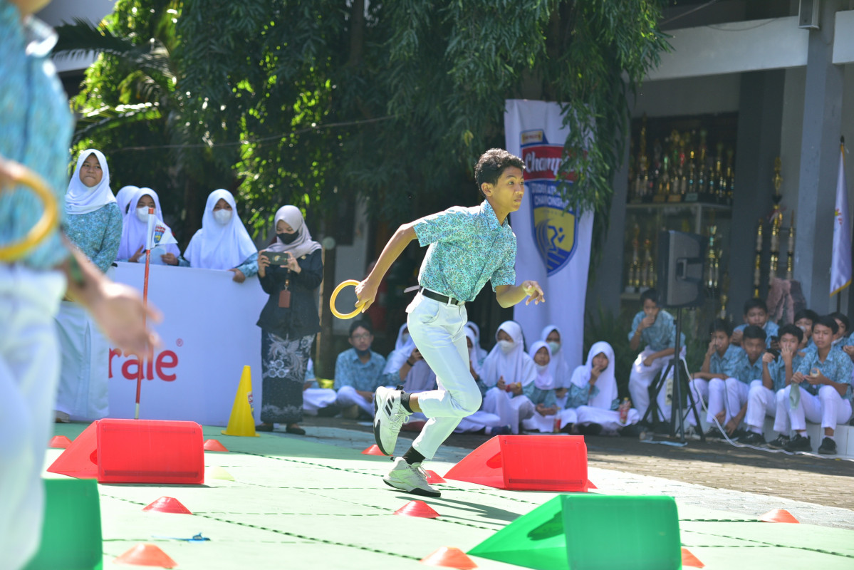 Meriahnya Roadshow SMPN 21 Semarang Sambut Energen Champion SAC Indonesia di Jateng 