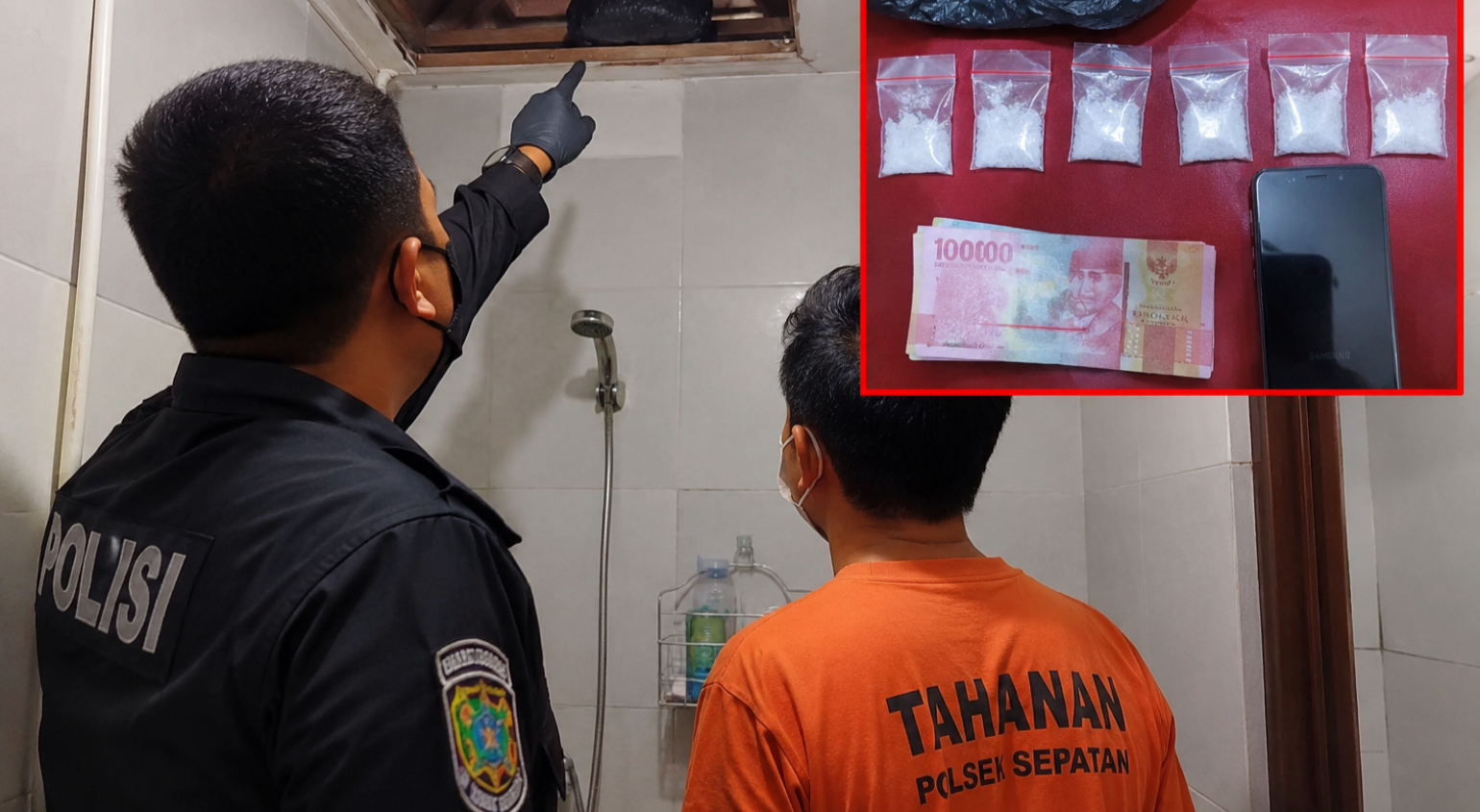 Dapat Pasokan dari Napi, Pria di Tangerang Ditangkap karena Simpan Sabu di Plafon Rumah