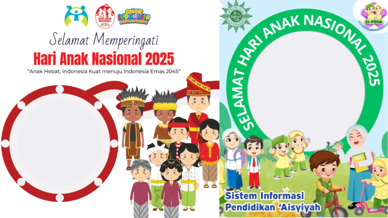 50 Link Twibbon Hari Anak Nasional 2025 Gratis dan Terbaru Lengkap Ucapan, Yuk Meriahkan di Medsos