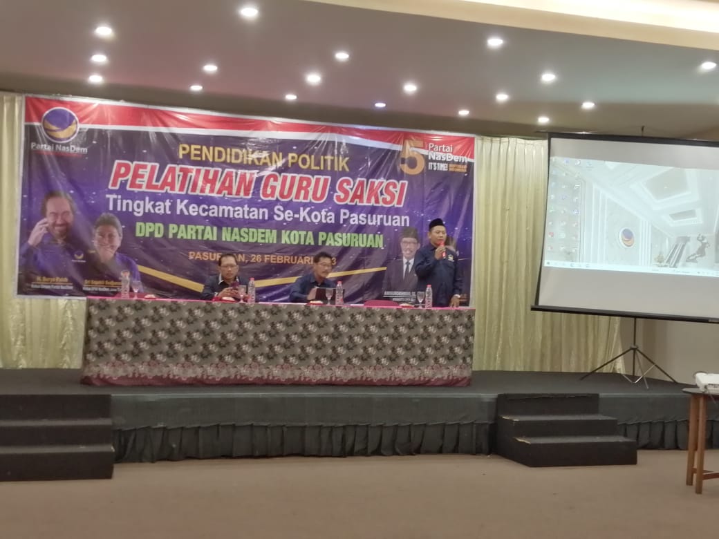 DPD Partai Nasdem Kota Pasuruan Targetkan Raih Empat Kursi dengan Politik Riang Gembira 