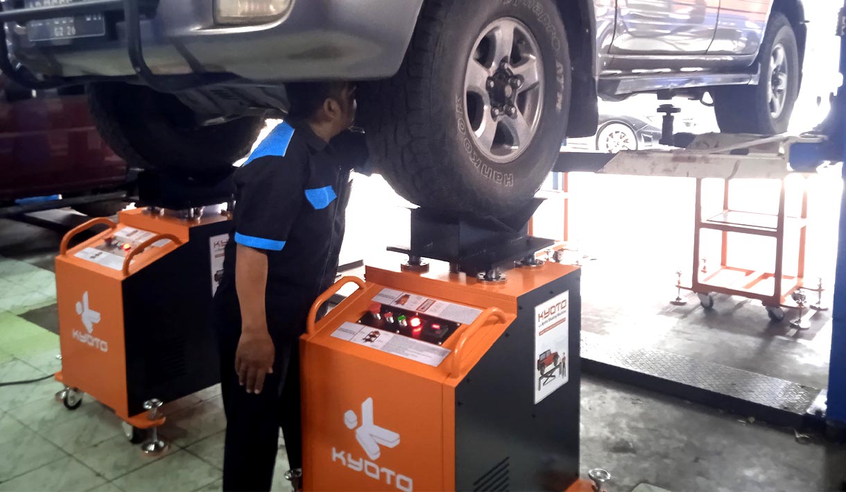 Makin Mudah Perbaikan Kaki-kaki Mobil, Kyoto Indonesia: Cepat dan Akurat dengan Kyoto Shaking Machine