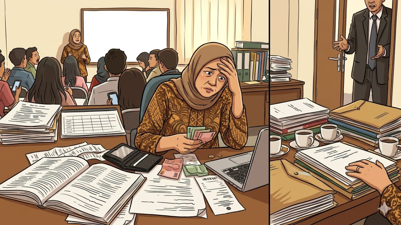 Triderita Dosen: Ngajar, Nombok, Diperas