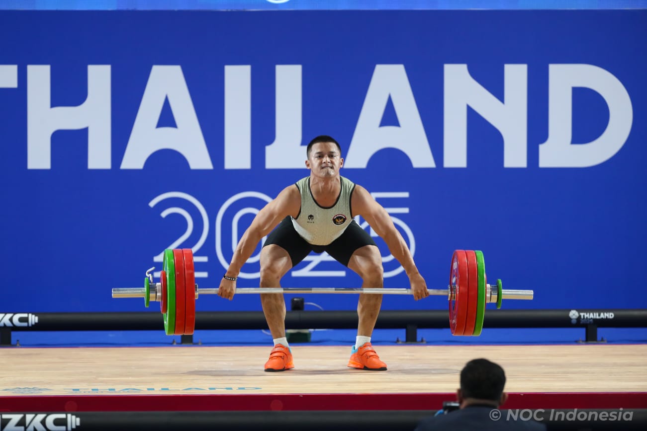 Berkat Latihan Disiplin, Rizki Juniansyah Sabet Emas SEA Games 2025 dan Cetak Rekor Dunia