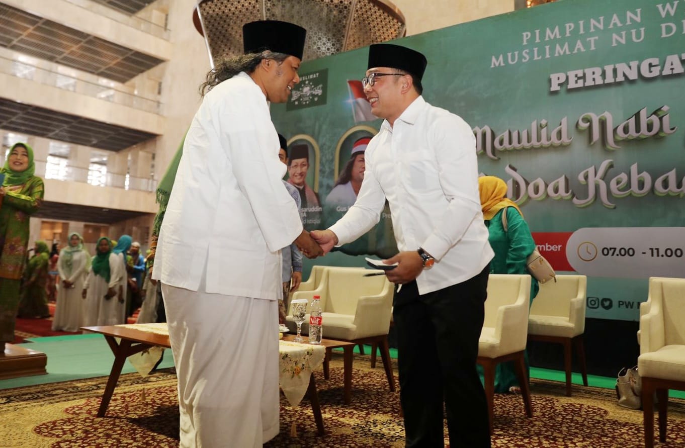 Silaturahmi di Peringatan Maulid, Ridwan Kamil: Kehadiran Saya untuk Memperkenalkan Diri kepada NU