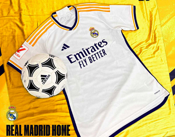 Bocoran Jersey Real Madrid Musim 2023/24, Ada Slogan ¡Hala Madrid! dan Logo Baru La Liga