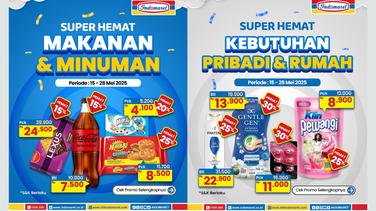 Katalog Promo JSM Indomaret Terbaru 16-18 Mei 2025, Diskon Sabun Pencuci Piring Cuma Rp7.900