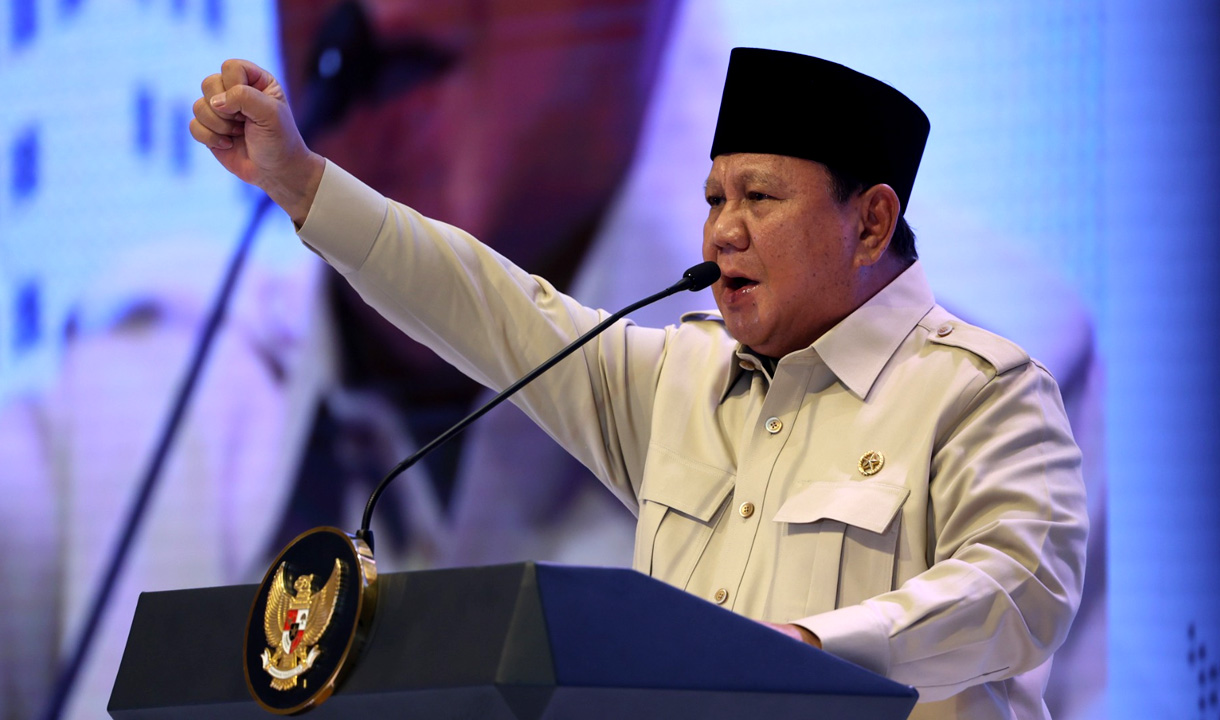 Pernyataan Prabowo tentang Produksi/Cadangan Beras Terbesar RI