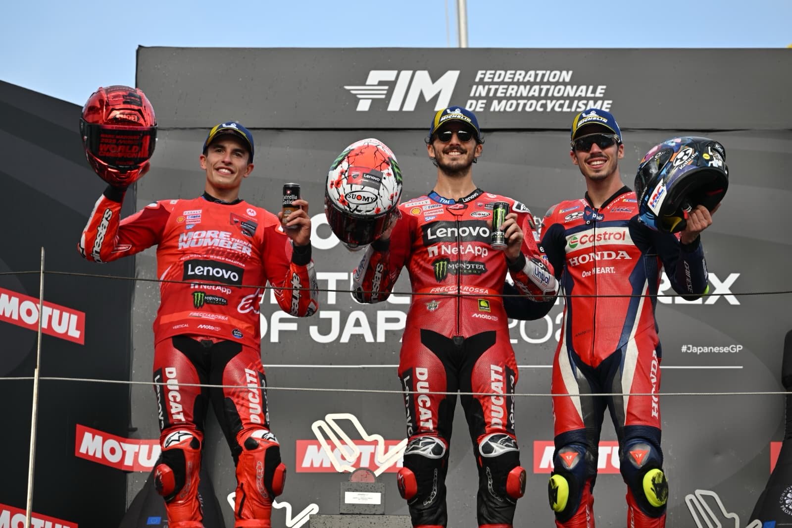 Bagnaia Menang, Marc Marquez Raih Gelar Juara Dunia di GP Jepang