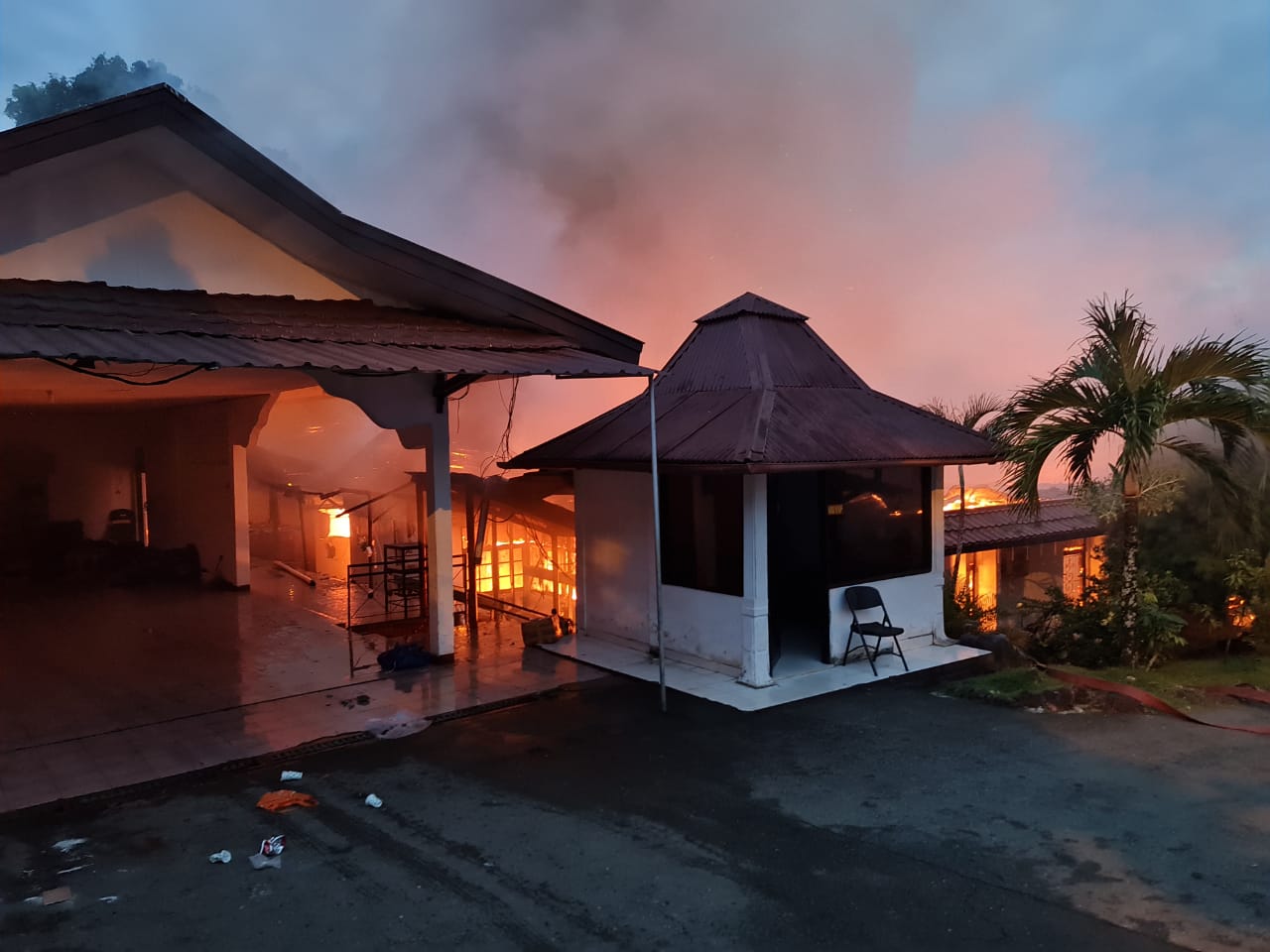 Penyebab Sementara Kebakaran Rumah Dinas Kapolda Papua Korsleting Listrik