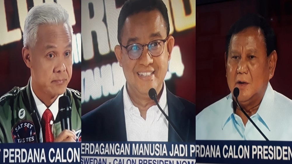 Debat Capres: Ganjar Gaya Army, Anies Formal, Prabowo Kasual