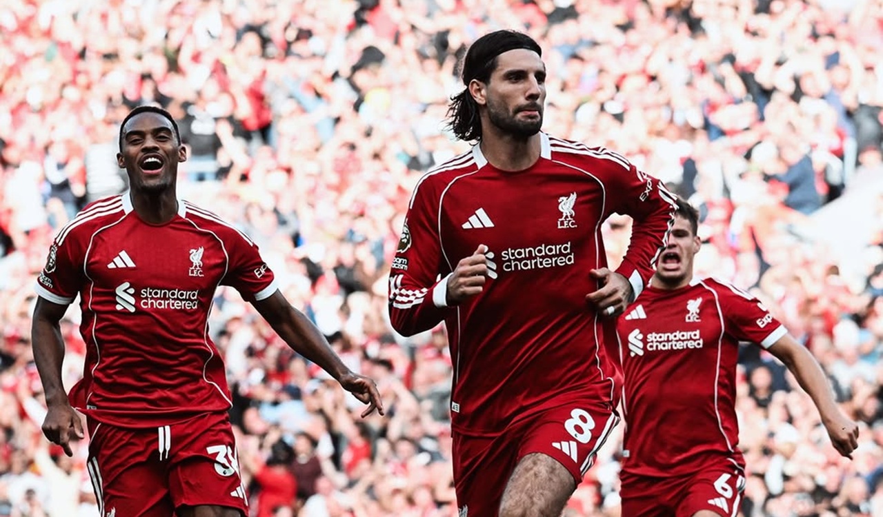 Tendangan Bebas Szoboszlai Mirip Gerrard, Si Ganteng dari Hungaria Antar Liverpool Tumbangkan Arsenal