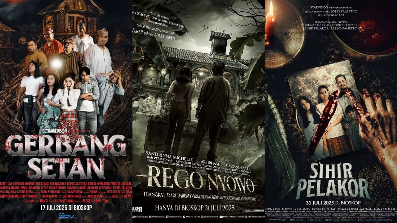 10 Film Horor Indonesia Siap Menghantui Bioskop Juli 2025, Usung Tema Santet sampai Pelakor