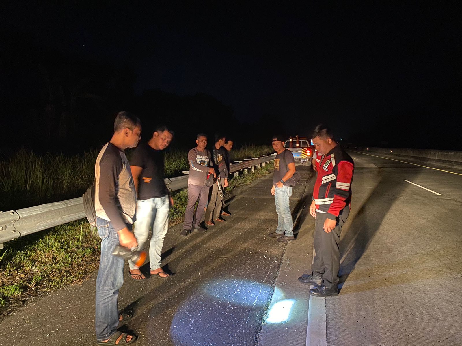 Polda Lampung Bentuk Tim Gabungan Buru Pelaku Pelemparan Mobil di Jalan Tol