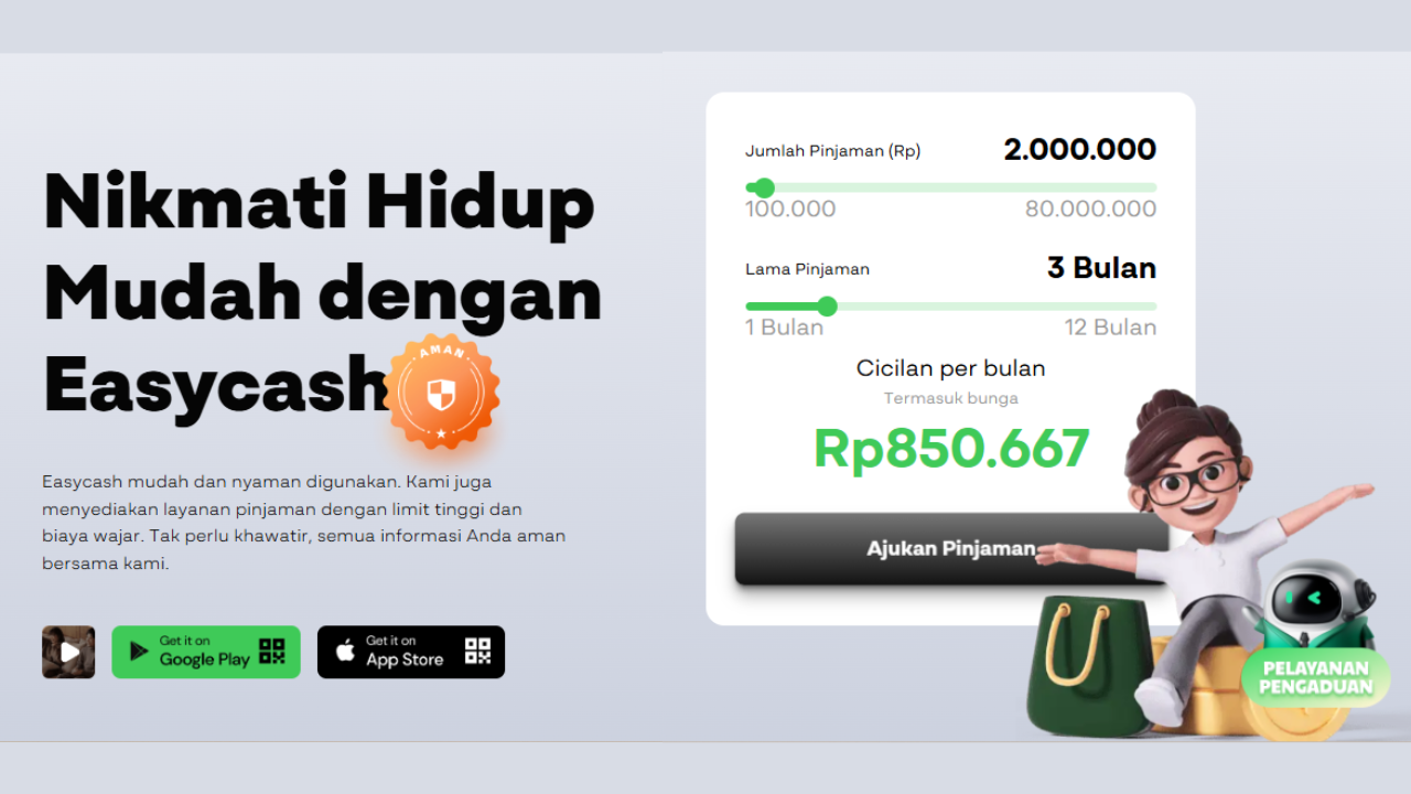 Syarat dan Cara Daftar Easycash, Pinjaman Online yang Diawasi OJK 