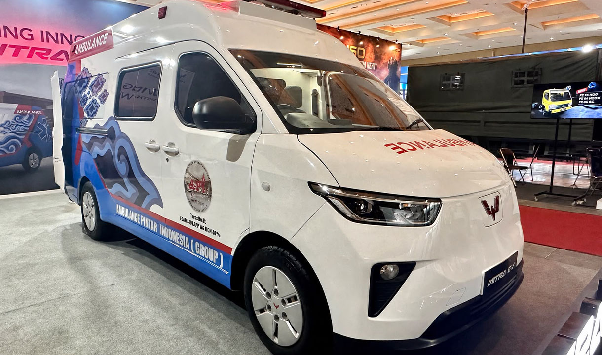 Wuling Berkolaborasi Dengan API Menampilkan Mitra EV Ambulans di EDRR Indonesia 2026