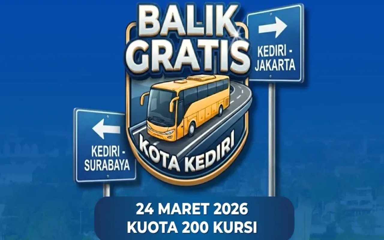 Program Balik Gratis Kediri 2026 Resmi Dibuka, CATAT Cara Daftar dan Syaratnya