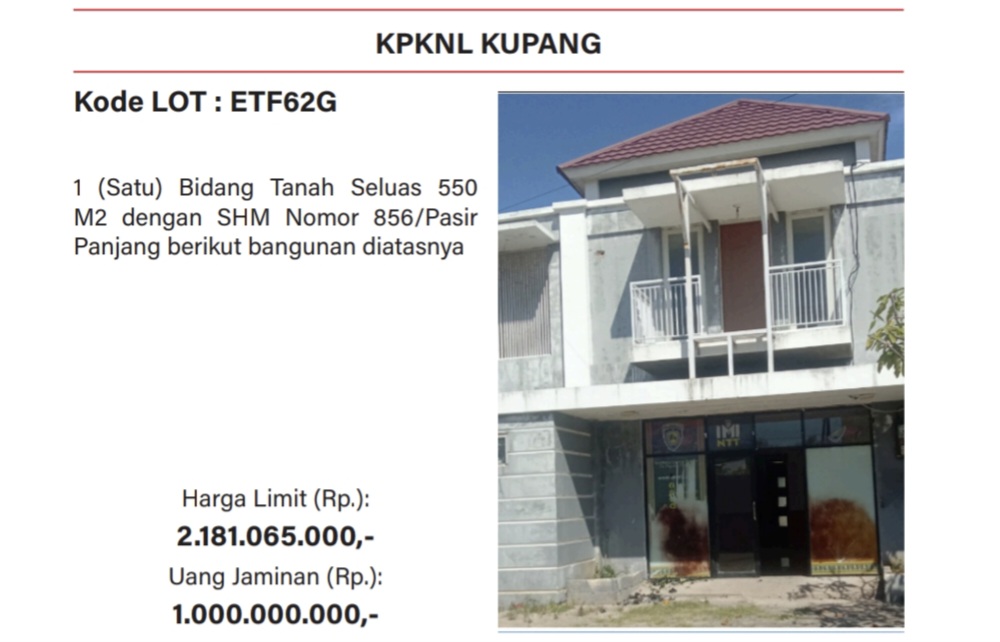 KPK Lelang Rumah Eks Ketua DPR Setya Novanto di NTT, Segini Harganya!
