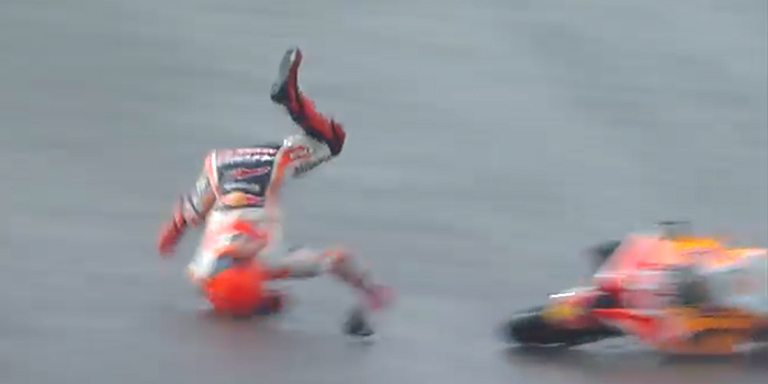 Gawat! Marc Marquez Kembali Kecelakaan di MotoGP Seri 5 Portugal, Kepalanya Terbentur Lagi