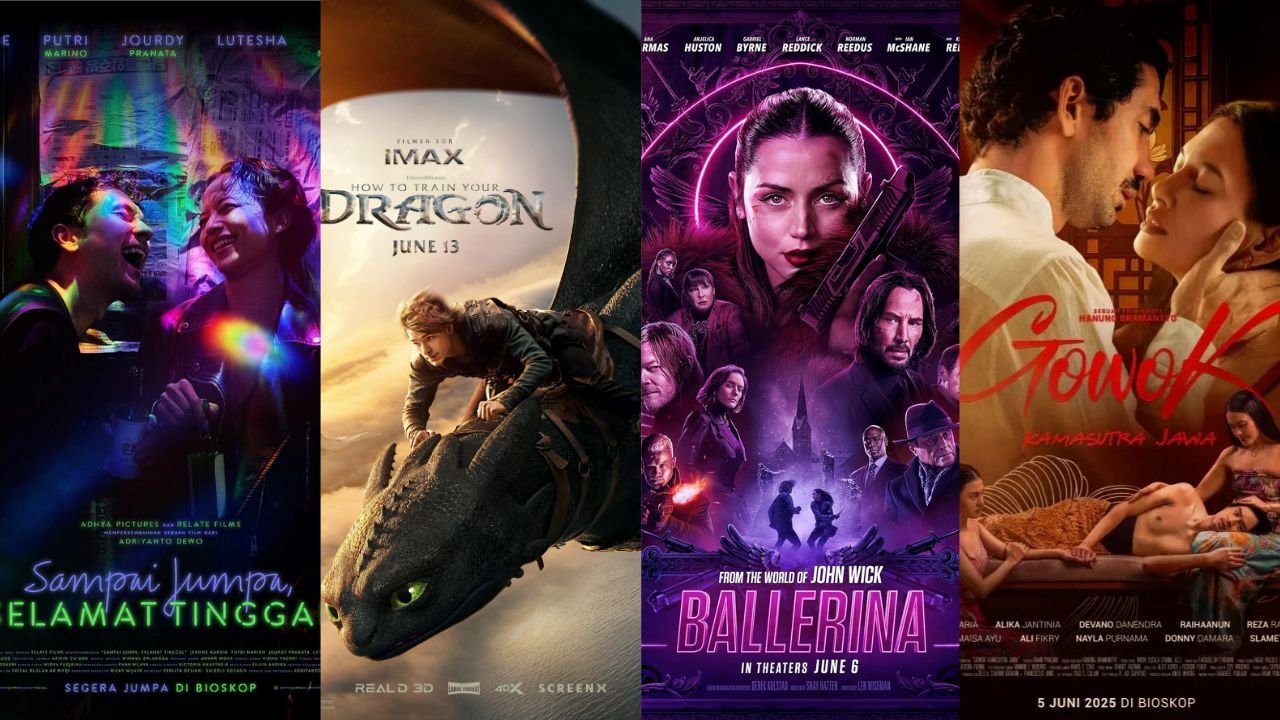 12 Film Bioskop Tayang Juni 2025: Ada Sekuel John Wick sampai Karya Baru Pixar!