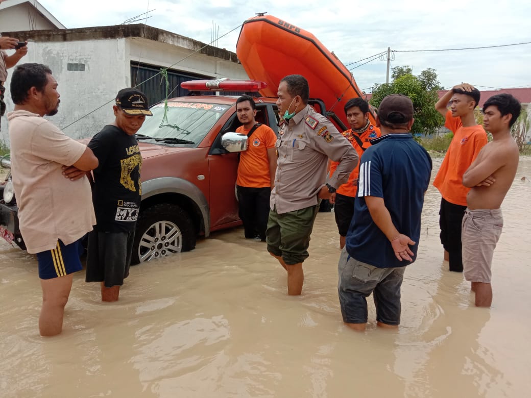 Jelang Lebaran Ratusan Rumah Terendam Banjir di 2 Wilayah Provinsi Riau