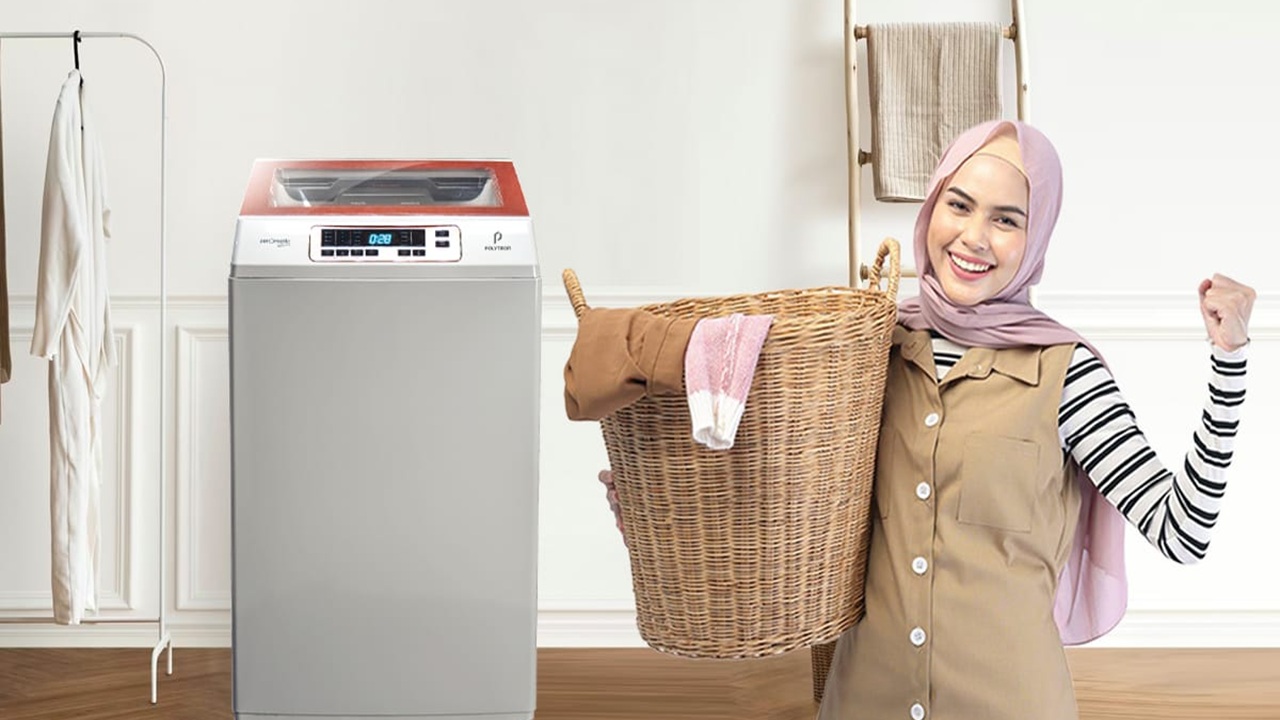 Libur Panjang? Ini Cara Cuci Hijab yang Benar dengan Mesin Cuci Polytron Zeromatic