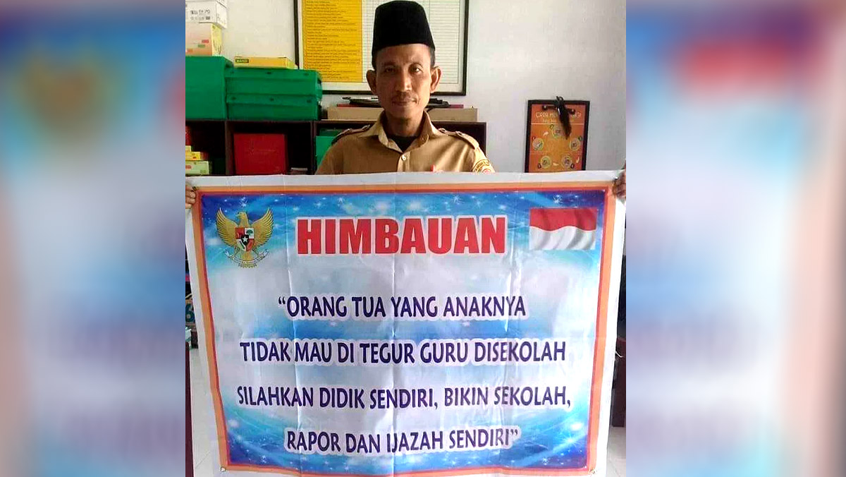 Protes Guru Pada Orang Tua Murid: Tak Mau Ditegur Guru di Sekolah, Didik Sendiri!