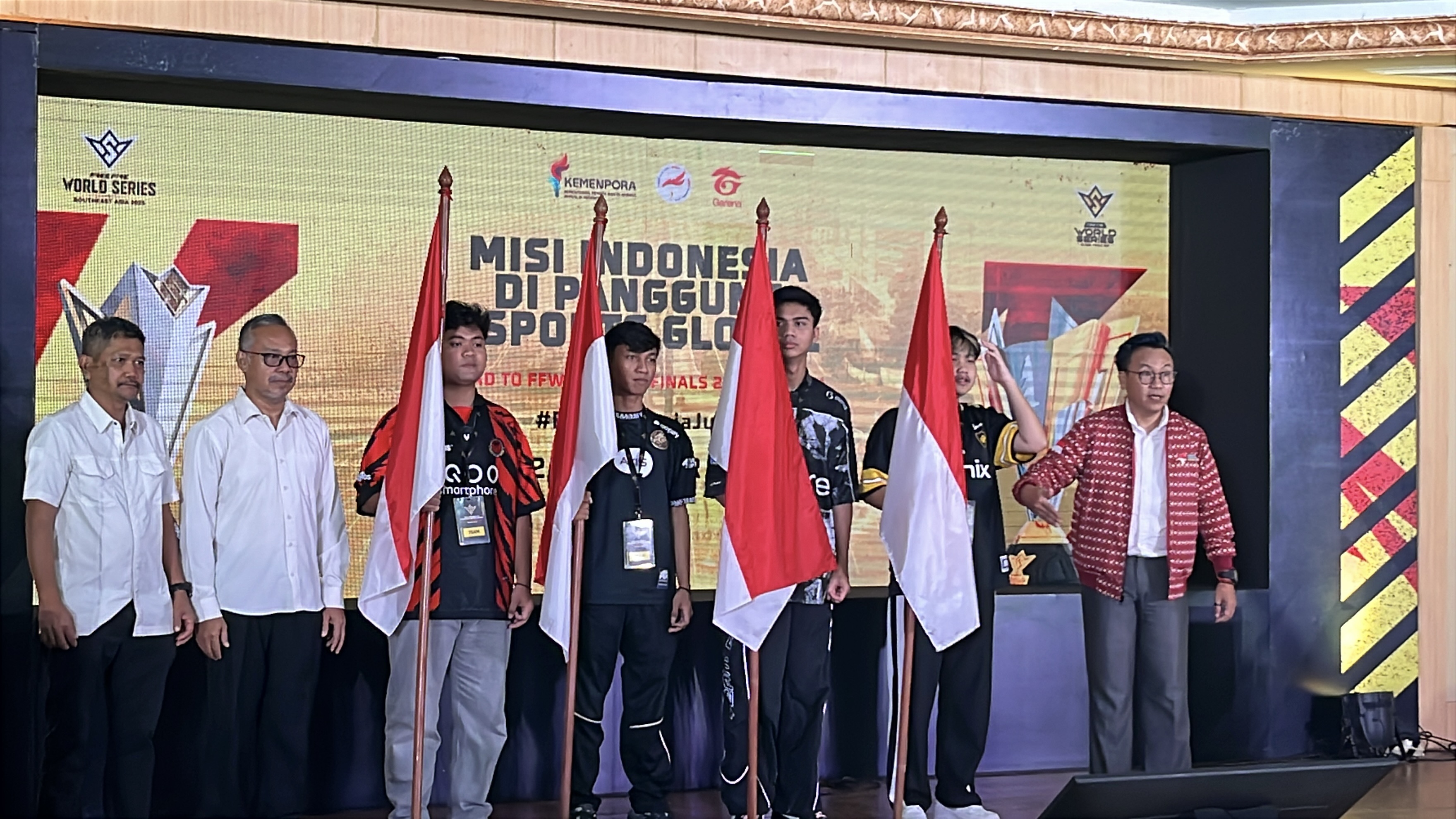 Kemenpora Lepas Tim Esports Indonesia ke Panggung Dunia FFWS SEA 2025