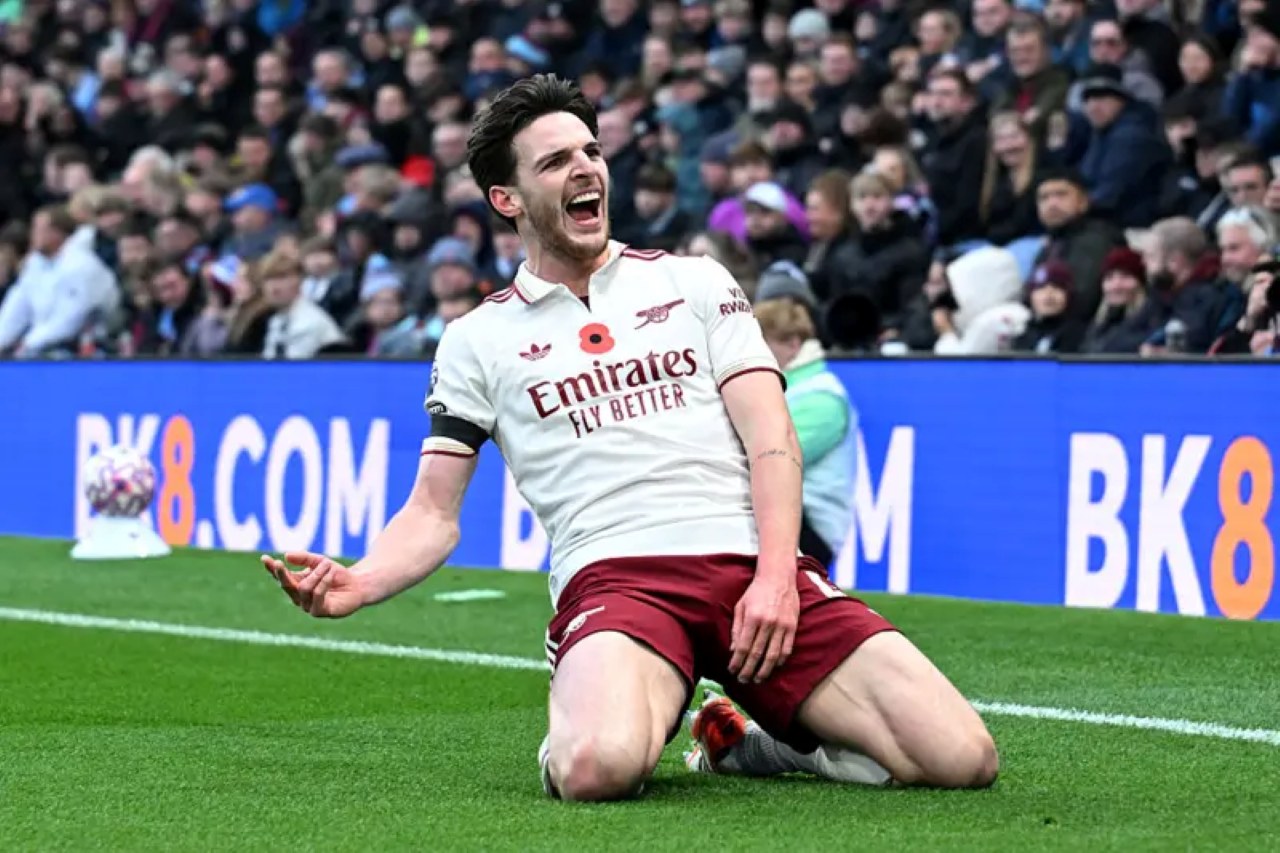 Rating Pemain Arsenal yang Hajar Burnley 2-0, Declan Rice is The Best!