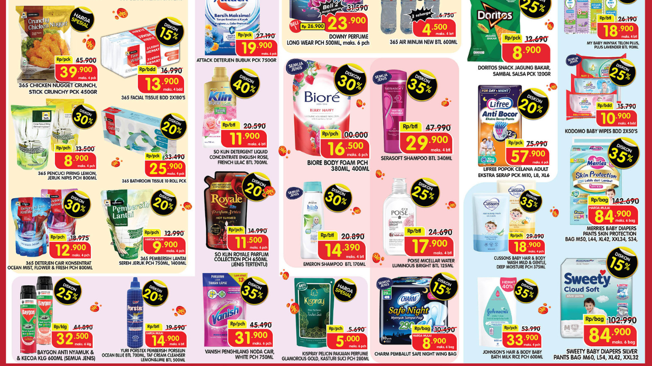 Katalog Promo Superindo Terbaru Hari ini 11 April 2026, Diskon So Klin Detergen Cuma Rp11 Ribuan