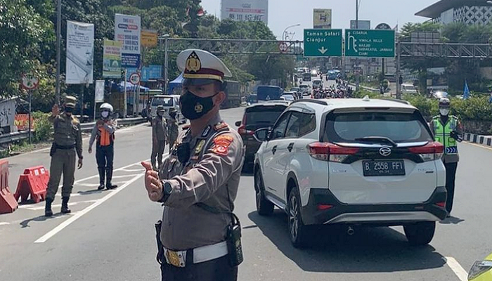 One Way Diterapkan di Puncak Bogor, Arus Kendaraan Kembali ke Jakarta Diprioritaskan 