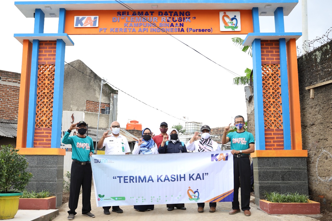 Menuju Zero Waste Lewat Program Community Relations, KAI Punya TPST Binaan