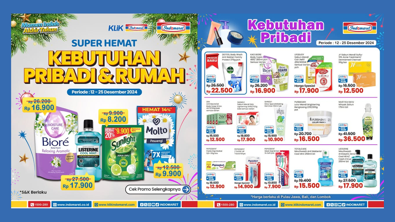 Katalog Promo Indomaret Edisi 12.12 Desember 2024, Blue Band Margarine Cuma Rp10 Ribu! 