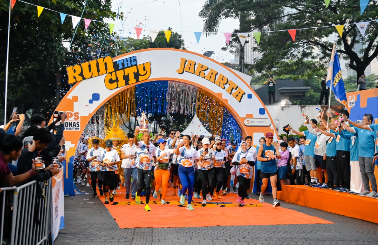 Run The City Jakarta, Ajang Lomba Lari Road to LPS Monas Half Marathon 2024