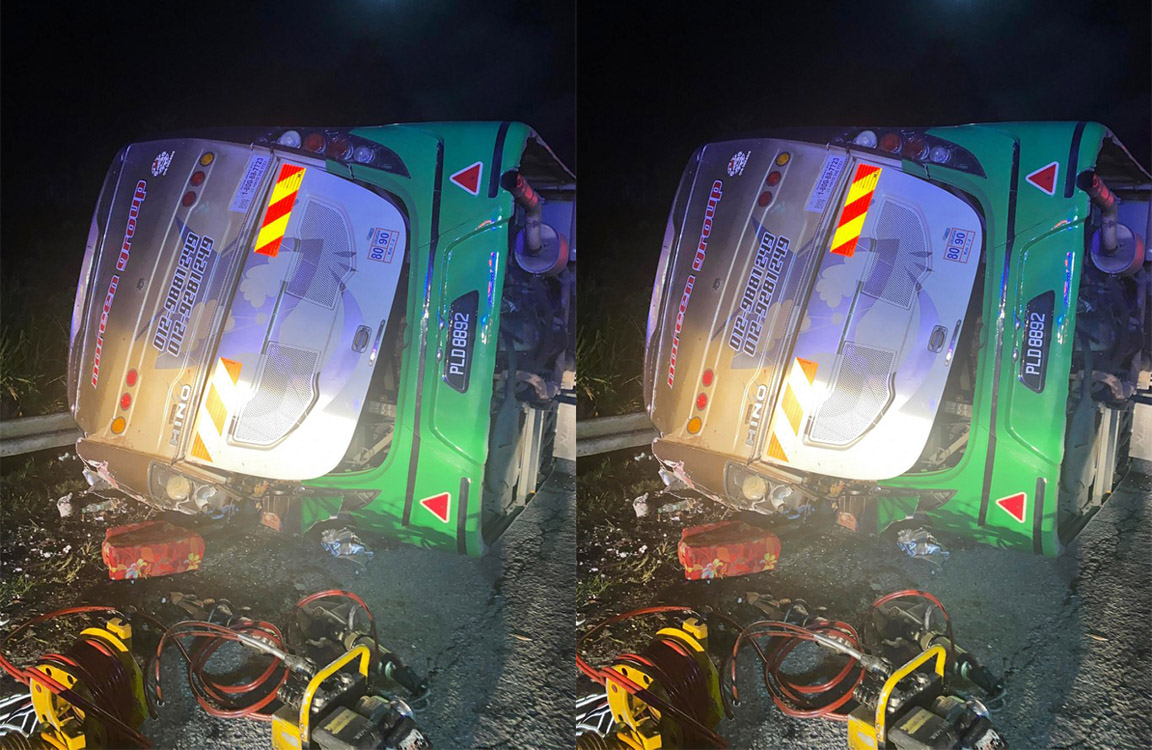 Kecelakaan Maut Libatkan Bus dan Minivan di Malaysia, 15 Orang Tewas