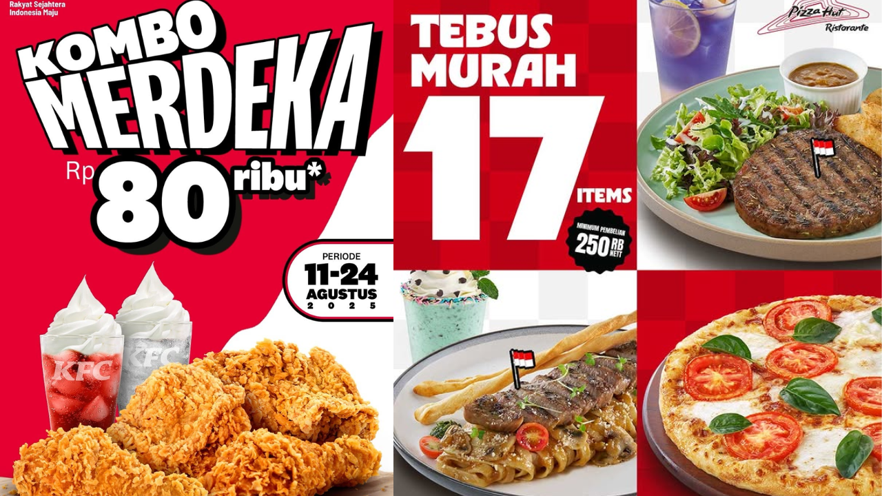5 Restoran yang Tawarkan Diskon Spesial HUT ke-80 RI, Mana saja?