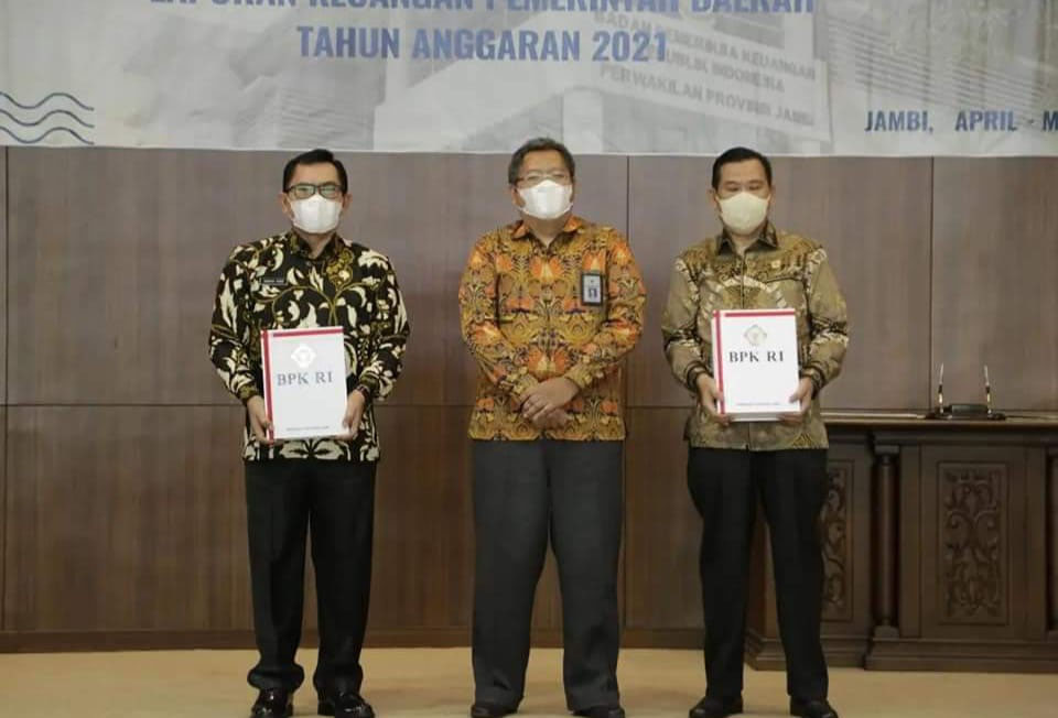 Pemkot Sungai Penuh Raih Opini WTP, Wako Ahmadi : Terus Bekerja Lebih Baik