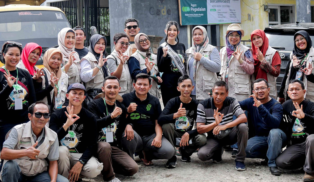 PT Pegadaian bersama FORSEPSI Peringati Hari Peduli Sampah Nasional 2024 di Pangandaran 