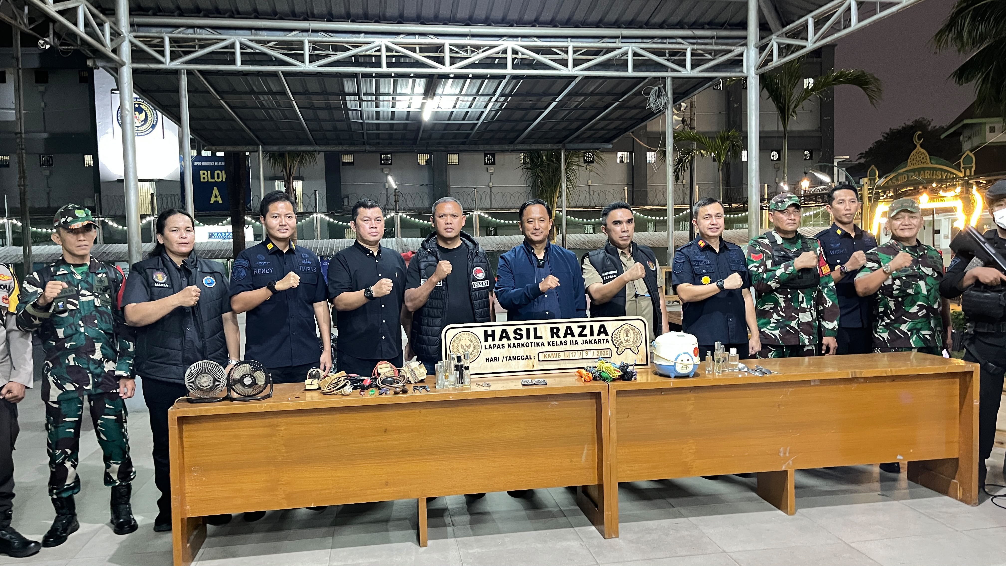 Razia Mendadak Digelar, 110 Petugas Sisir Lapas Narkotika Jakarta