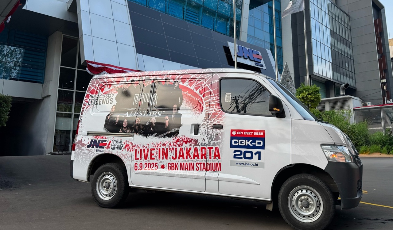 JNE Resmi Jadi Partner Logistik Konser Dewa 19 Feat. Allstars 2.0 di GBK