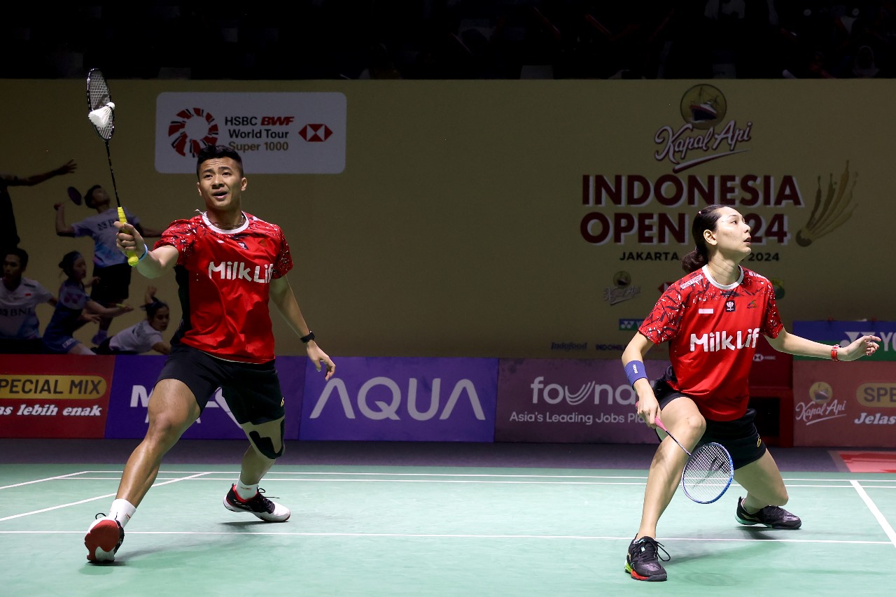 Mantap! Dejan/Gloria Melaju ke 16 Besar Indonesia Open 2024