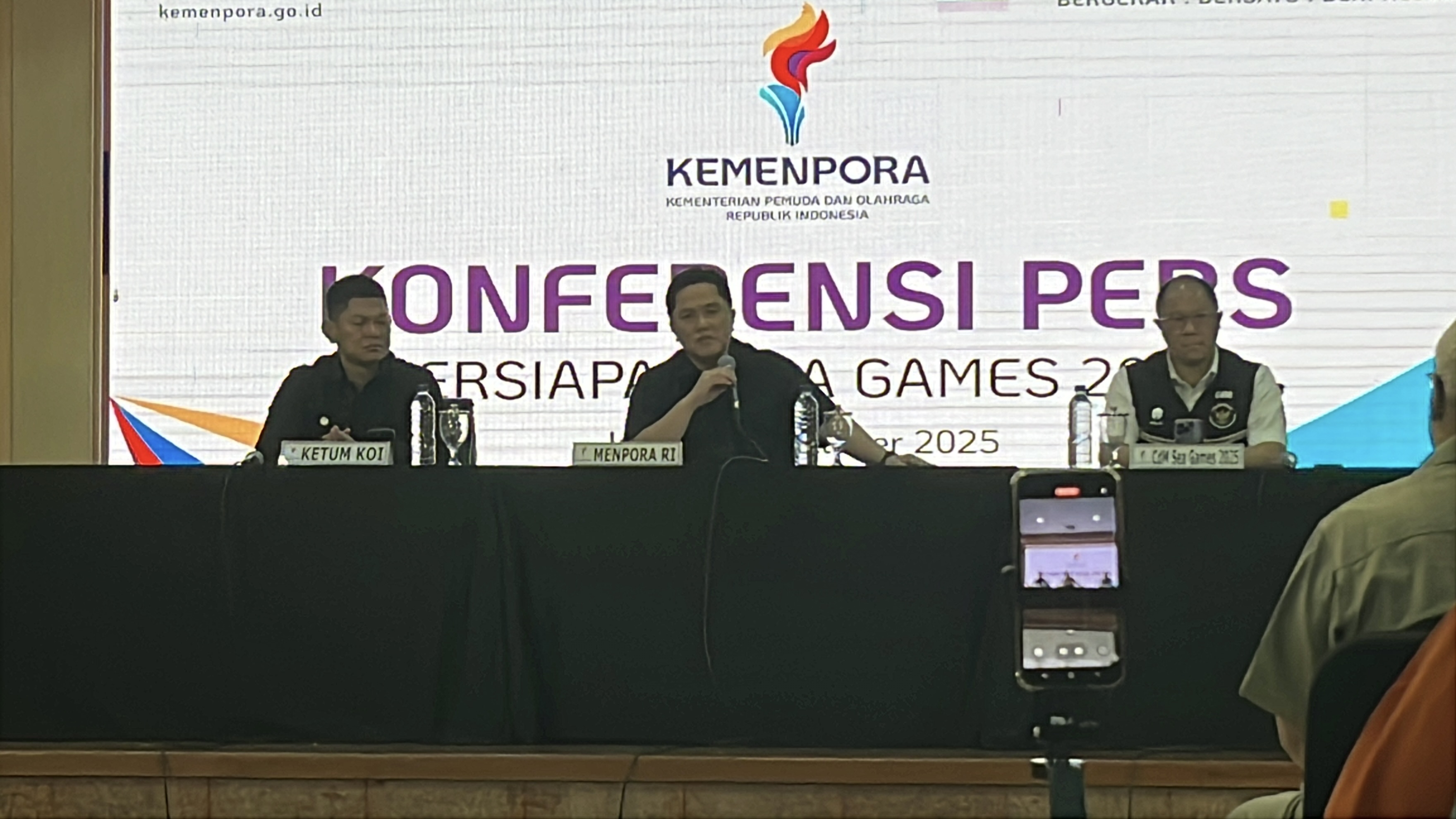 Targetkan Tiga Besar SEA Games 2025, Erick Thohir: Minimal 90 Medali Emas 