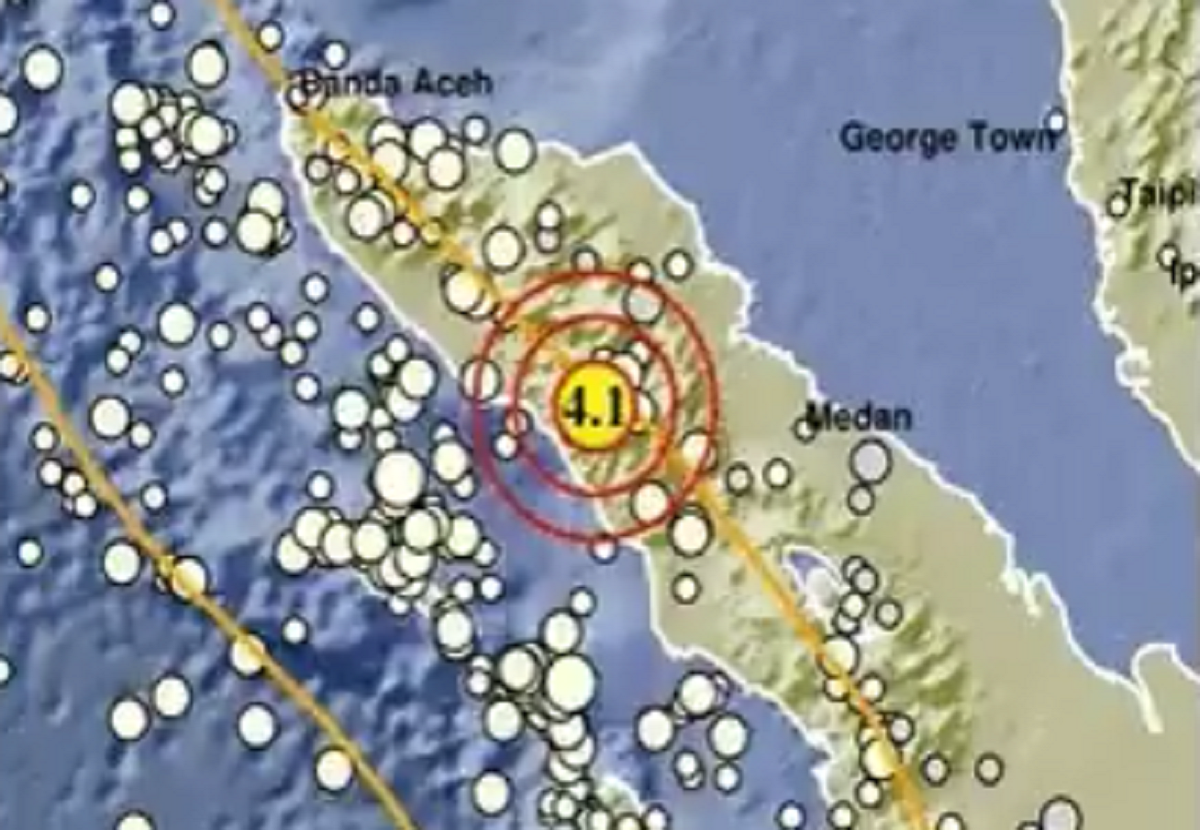 Update! Aceh Diguncang Gempa yang Terjadi Pagi Ini Berkekuatan M 4.1
