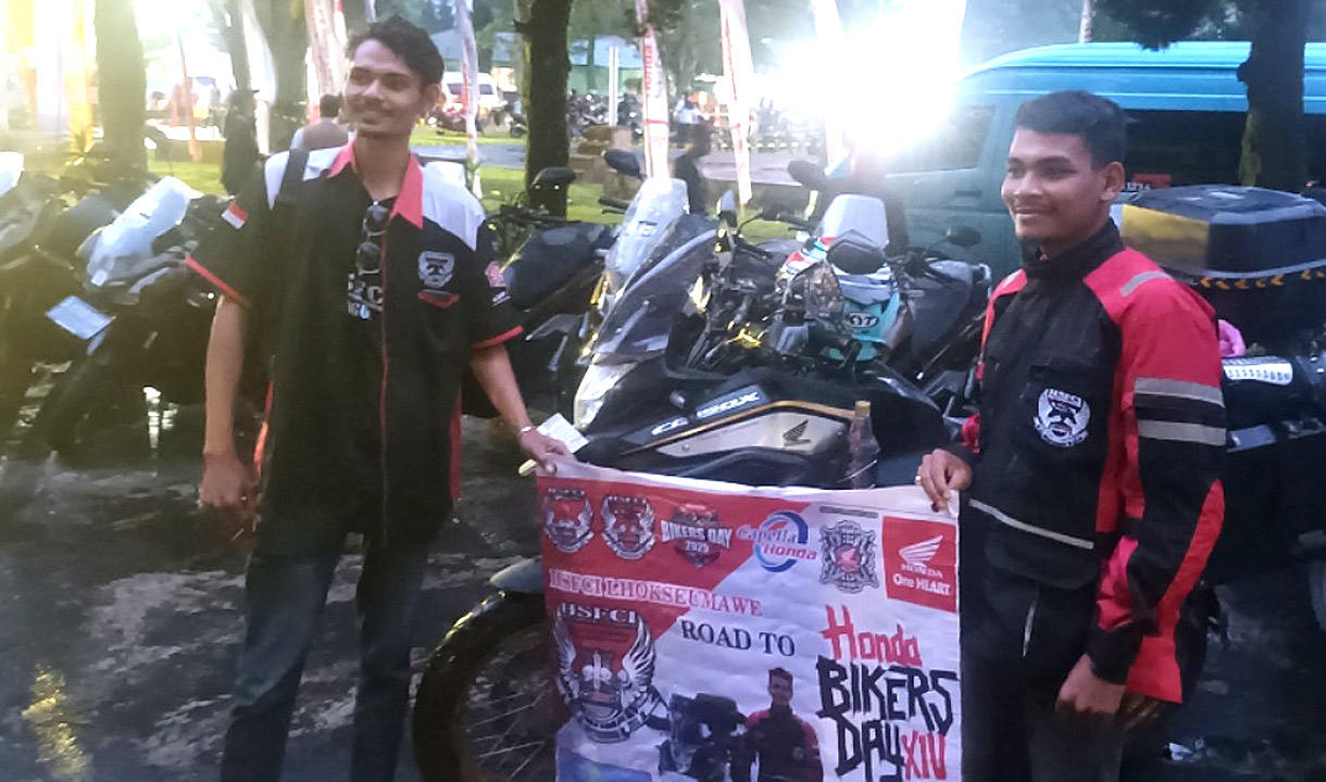 Honda Bikers Day 2025 Pecahkan Rekor, 32.373 Bikers Padati Garut, Dua Bikers Aceh Catat Riding Terjauh  