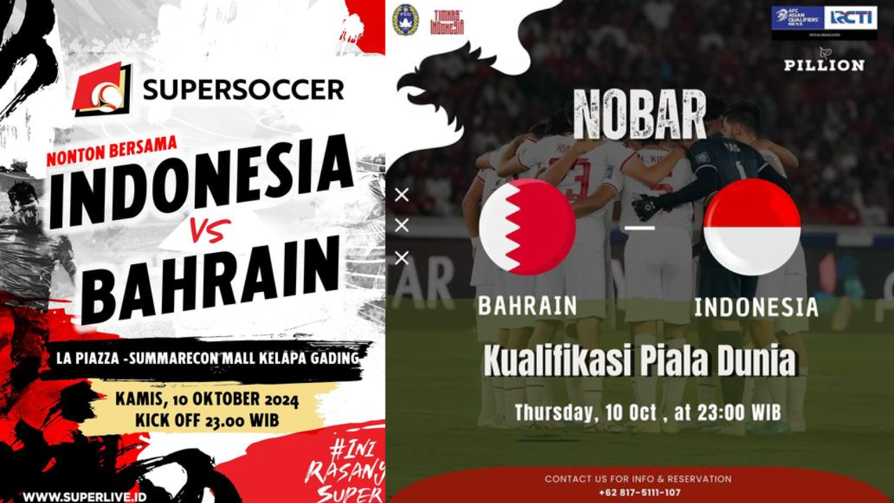 20 Rekomendasi Lokasi Nobar Timnas Indonesia vs Bahrain di Jakarta, Dukung Skuad Garuda!