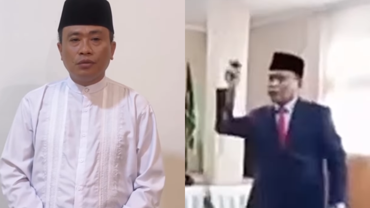Ini Klarifikasi Kakanwil Kemenag NTB yang Viral usai Lempar Tiang Mikrofon saat Pelantikan, Ngaku Khilaf