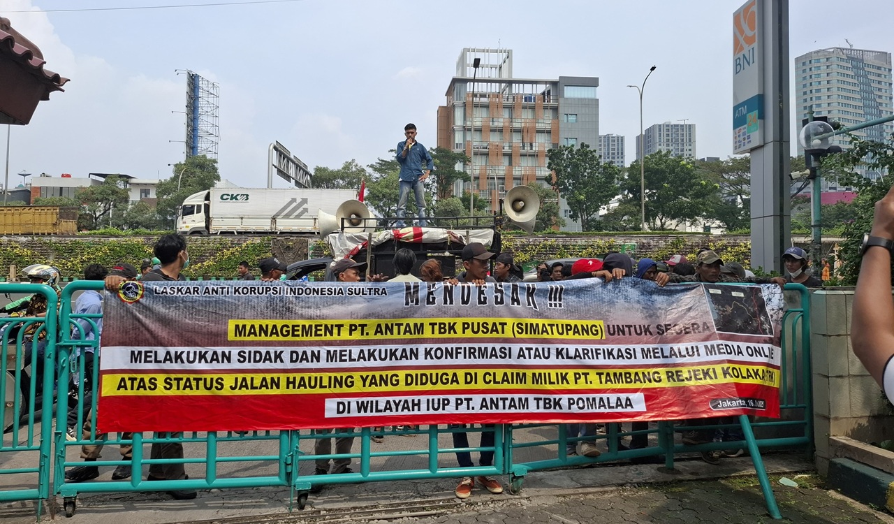 DPD LAKI SULTRA Minta Kejagung Usut Owner PT TRK dan Oknum PT Antam Pomalaa