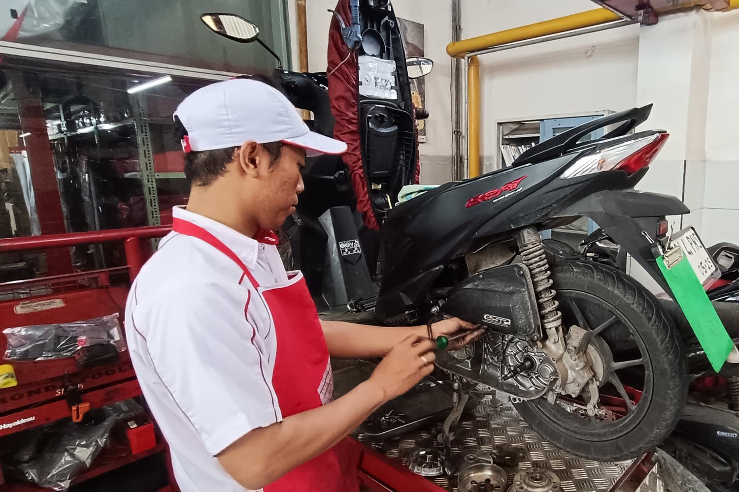 Spesial Imlek, Wahana Kasih Diskon Jasa Servis 15 Persen Buat Pengguna Matik Honda