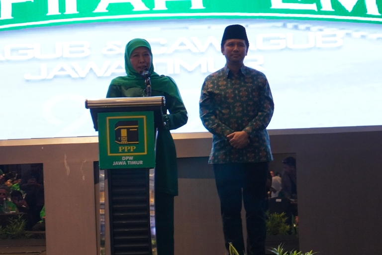 Pilgub Jatim 2024: Khofifah-Emil Kian Solid, PDIP Belum Tentukan Sikap