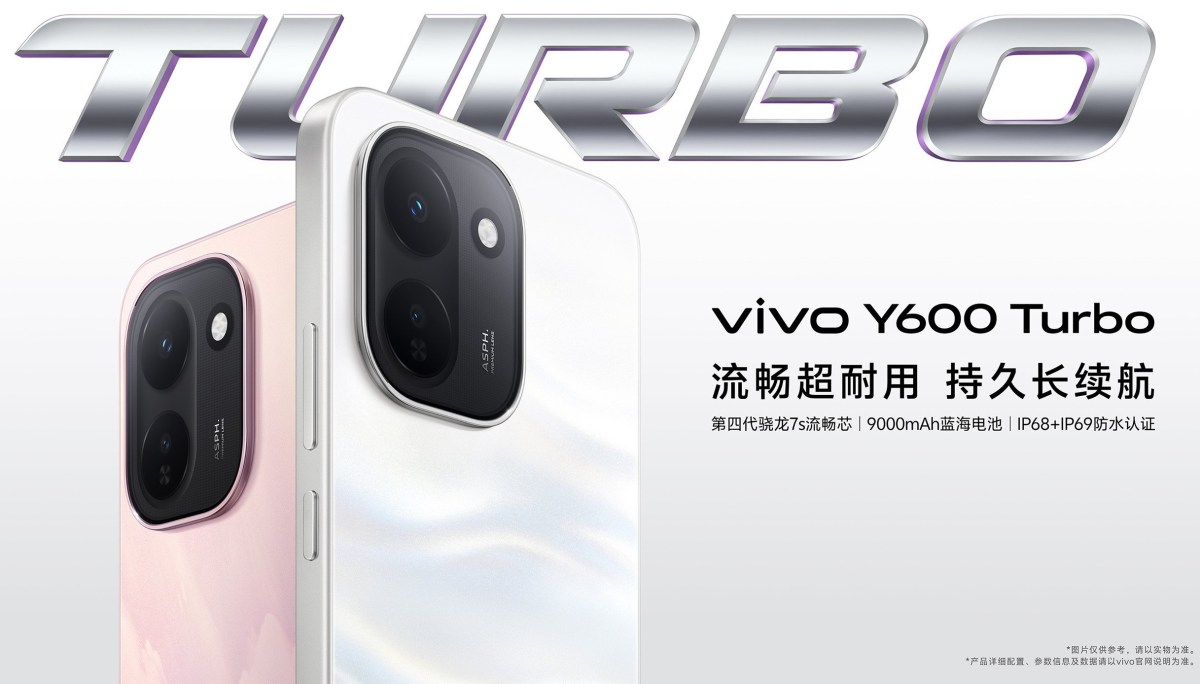 Spesifikasi dan Harga vivo Y600 Turbo, HP Mid-Range dengan Baterai Monster