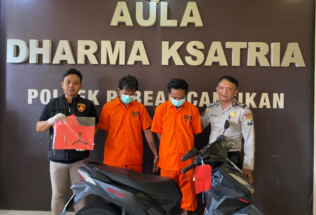 Aksi Curanmor di Depan Toko Listrik Gagal Total